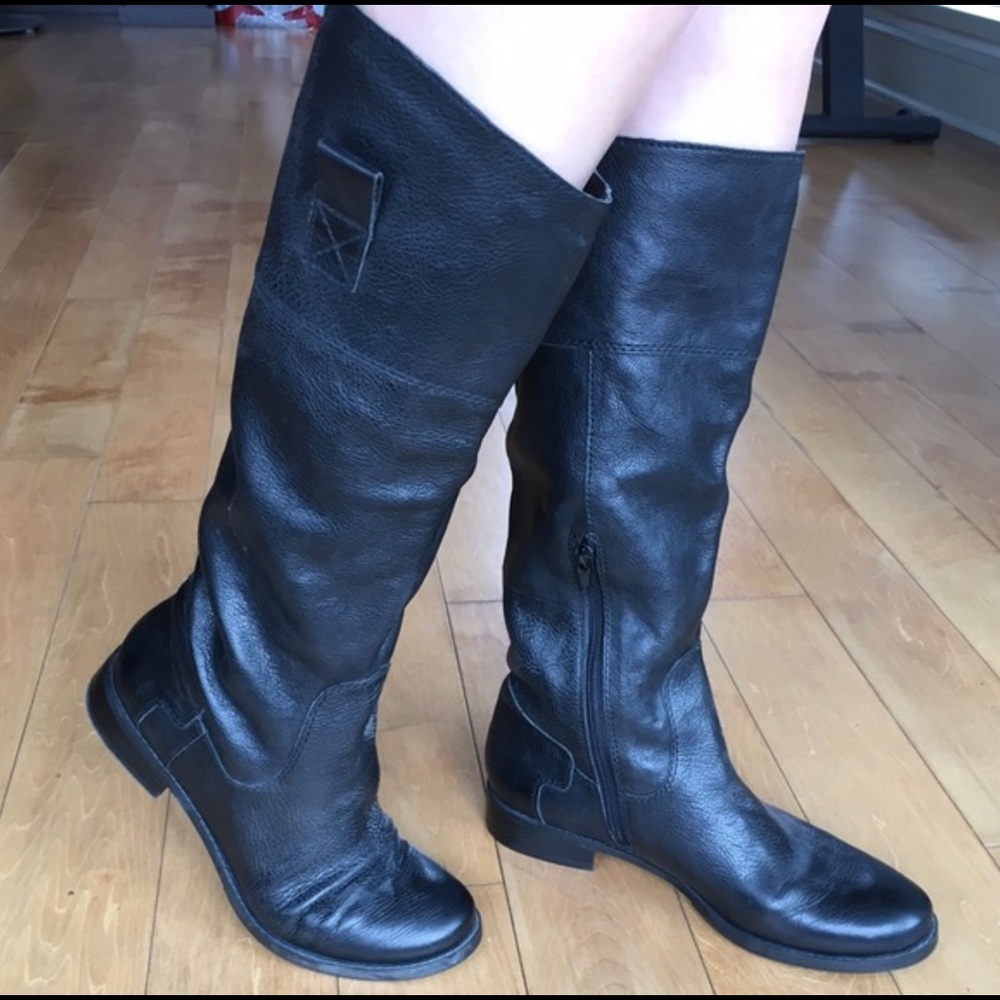 Nine West Black Boots.